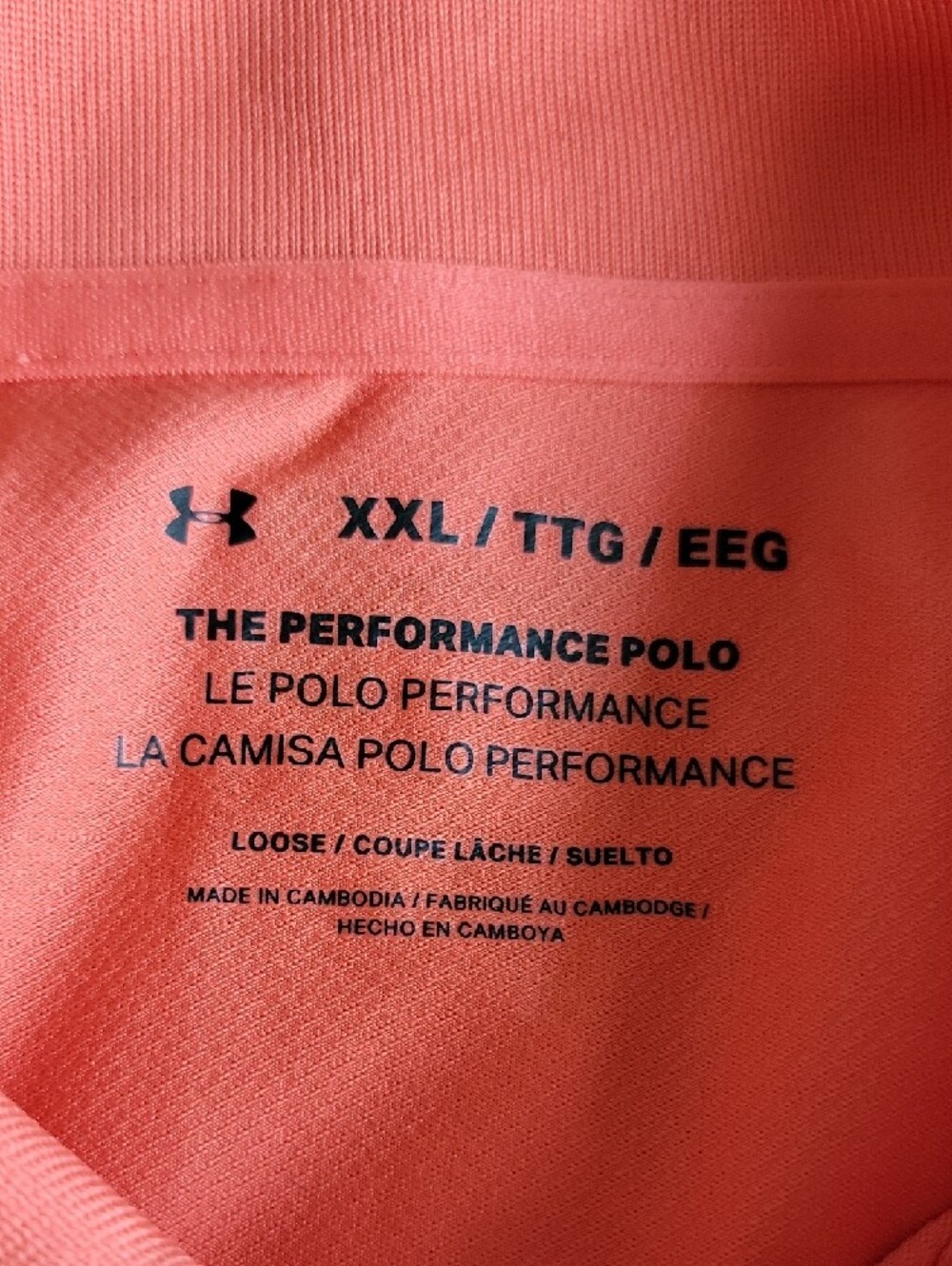Lot Of 5! Under Armour Men's Bright Polo Set - Coral, Pink, Teal, Blue, Peach - Picture 2 of 8